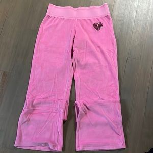 PINK, pink sweatpants XS